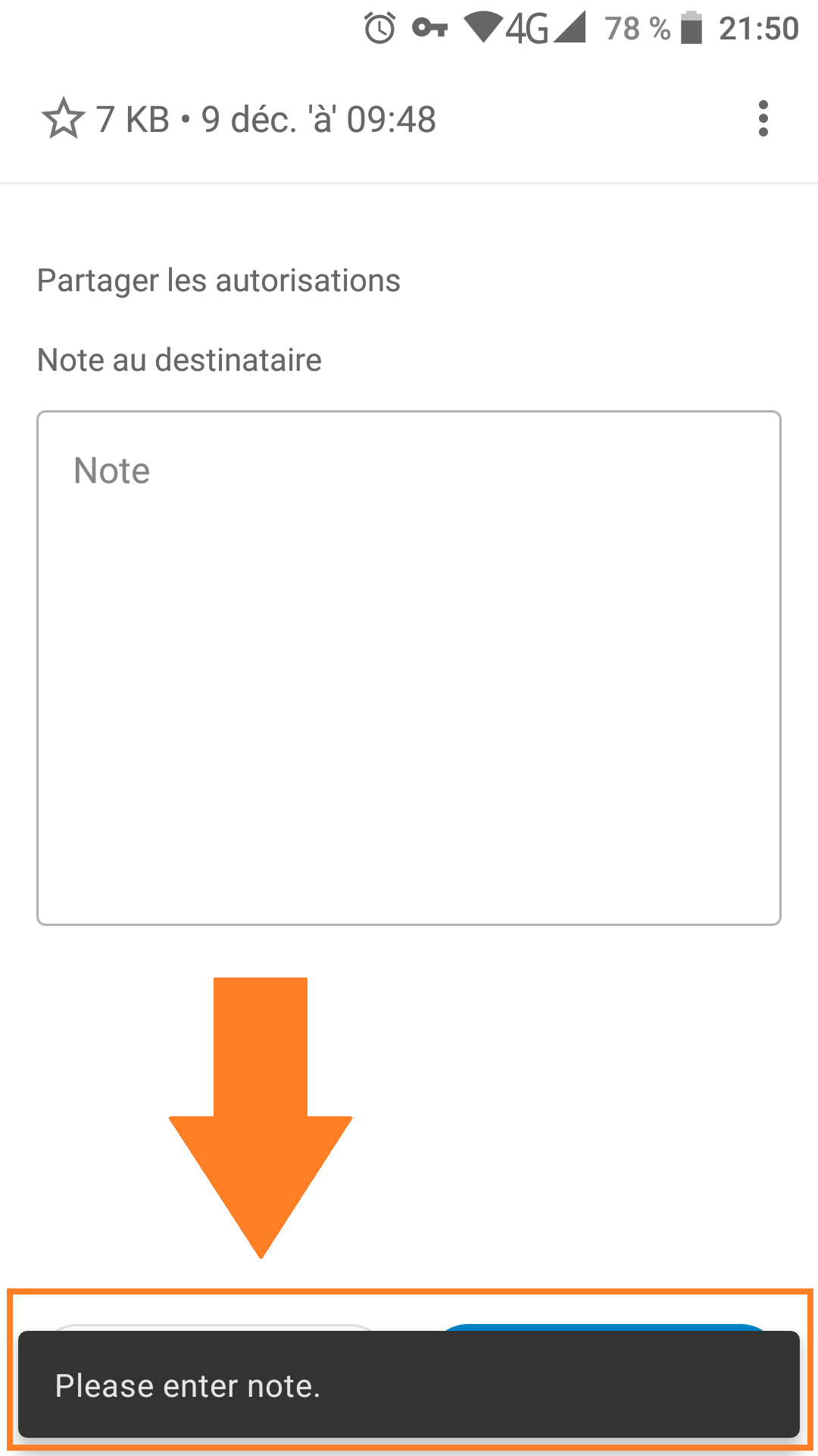 add a share without note to recipient · Issue #9576 · nextcloud/android ...