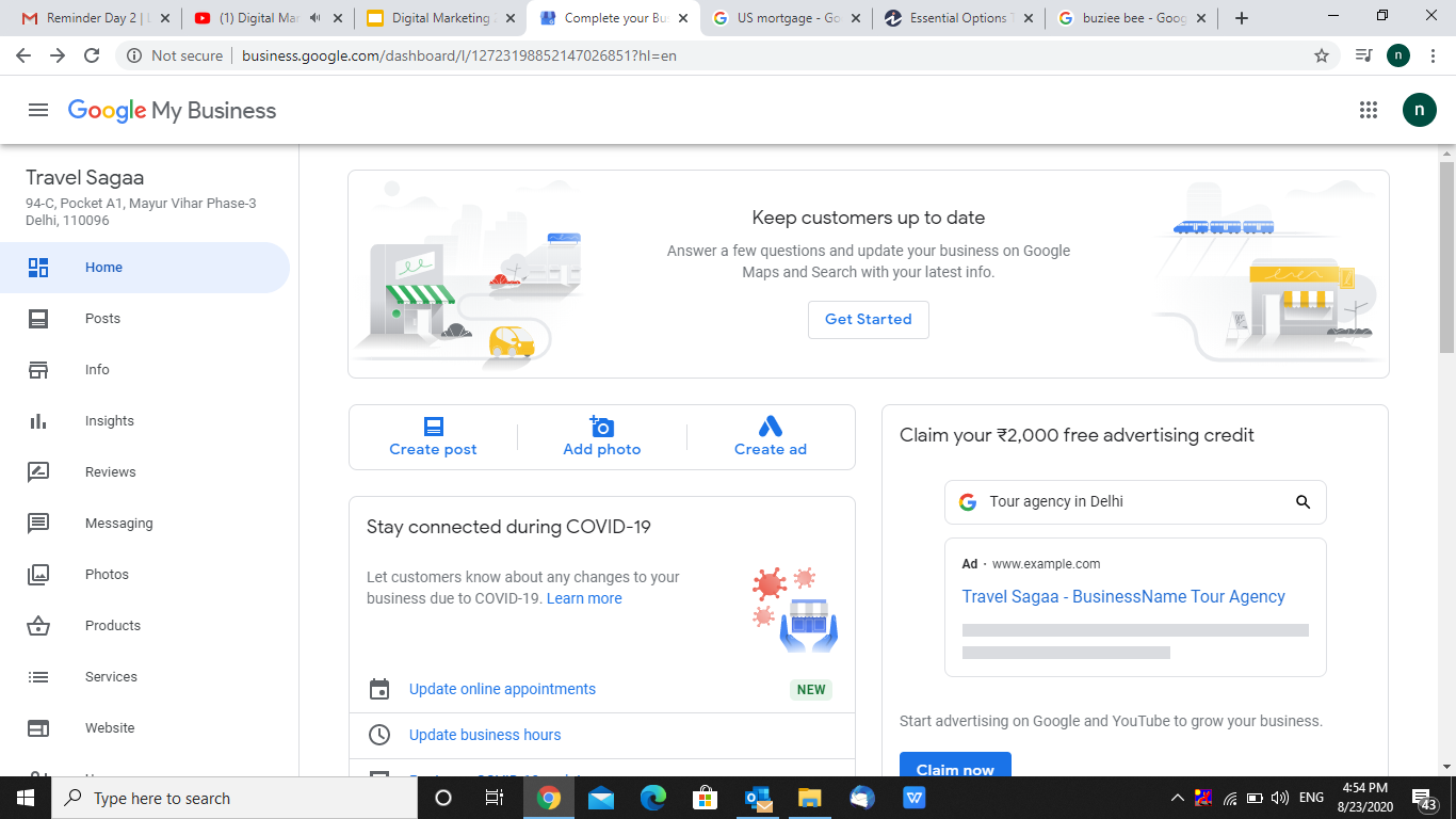 GMB_Nishant Surendran_Travel Sagaa