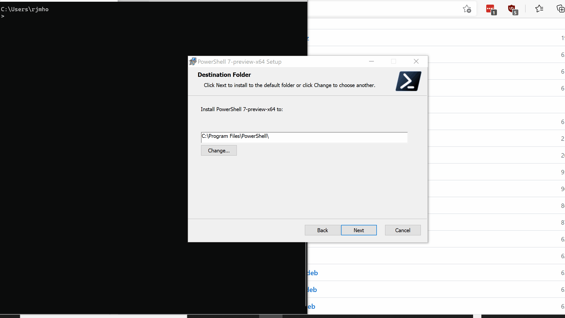 Powershell msi installer crashes when other pwsh processes are closed