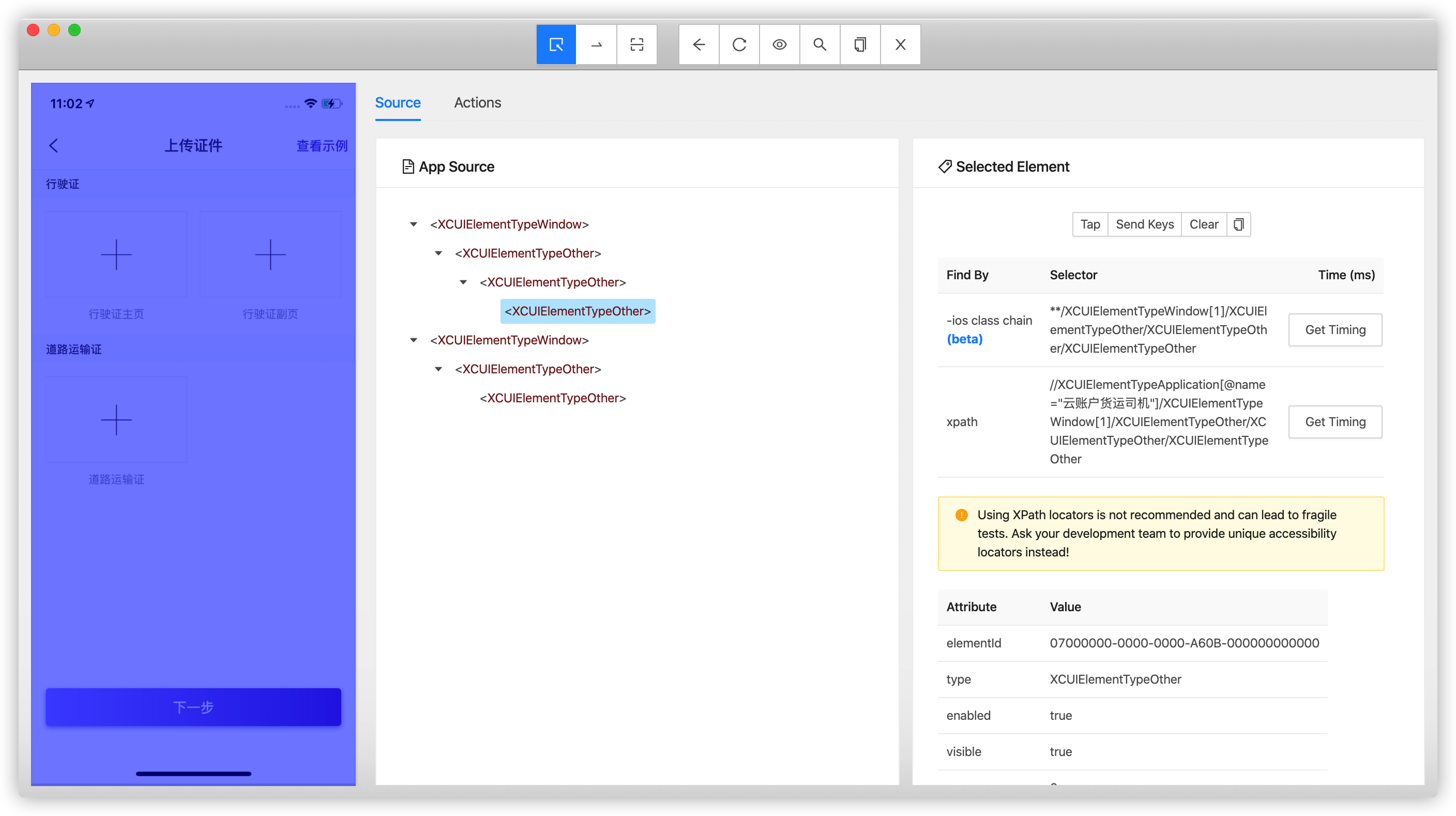 Appium connected to iOS device cannot parse page elements · Issue ...