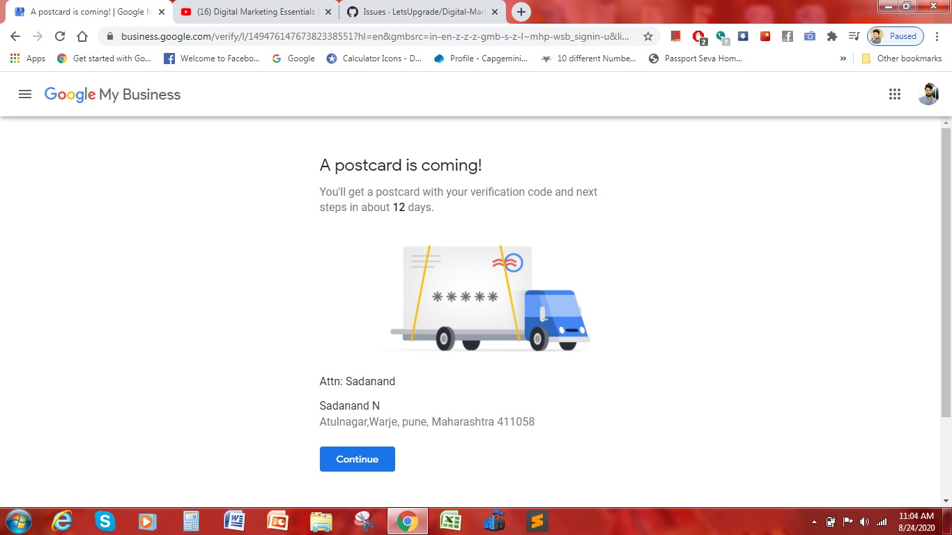 GMBListing_Sadanand Navgire_Day2