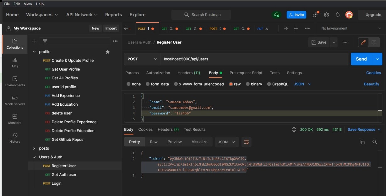GitHub - sameem786-blip/LinkedIn-Clone-API: I tried to clone the ...