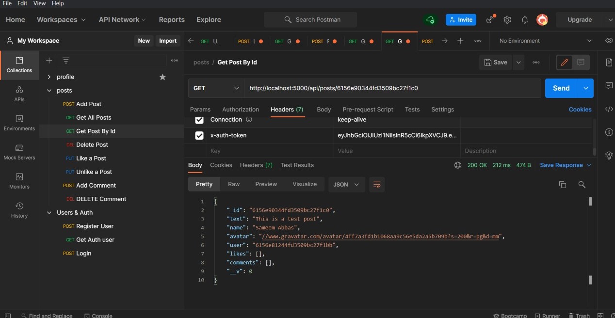 GitHub - sameem786-blip/LinkedIn-Clone-API: I tried to clone the ...