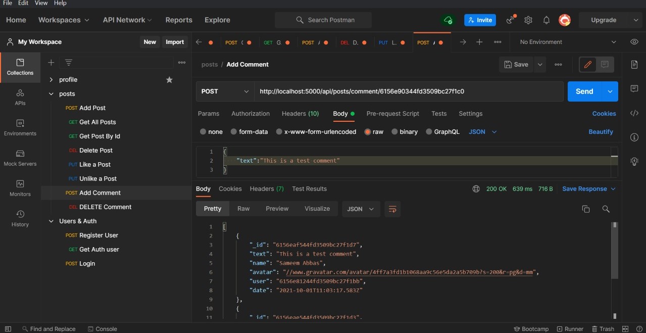 GitHub - sameem786-blip/LinkedIn-Clone-API: I tried to clone the ...