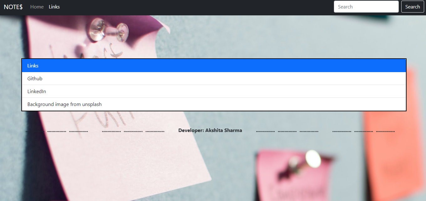 GitHub - akshita-sharma8609/Notes-Web-App