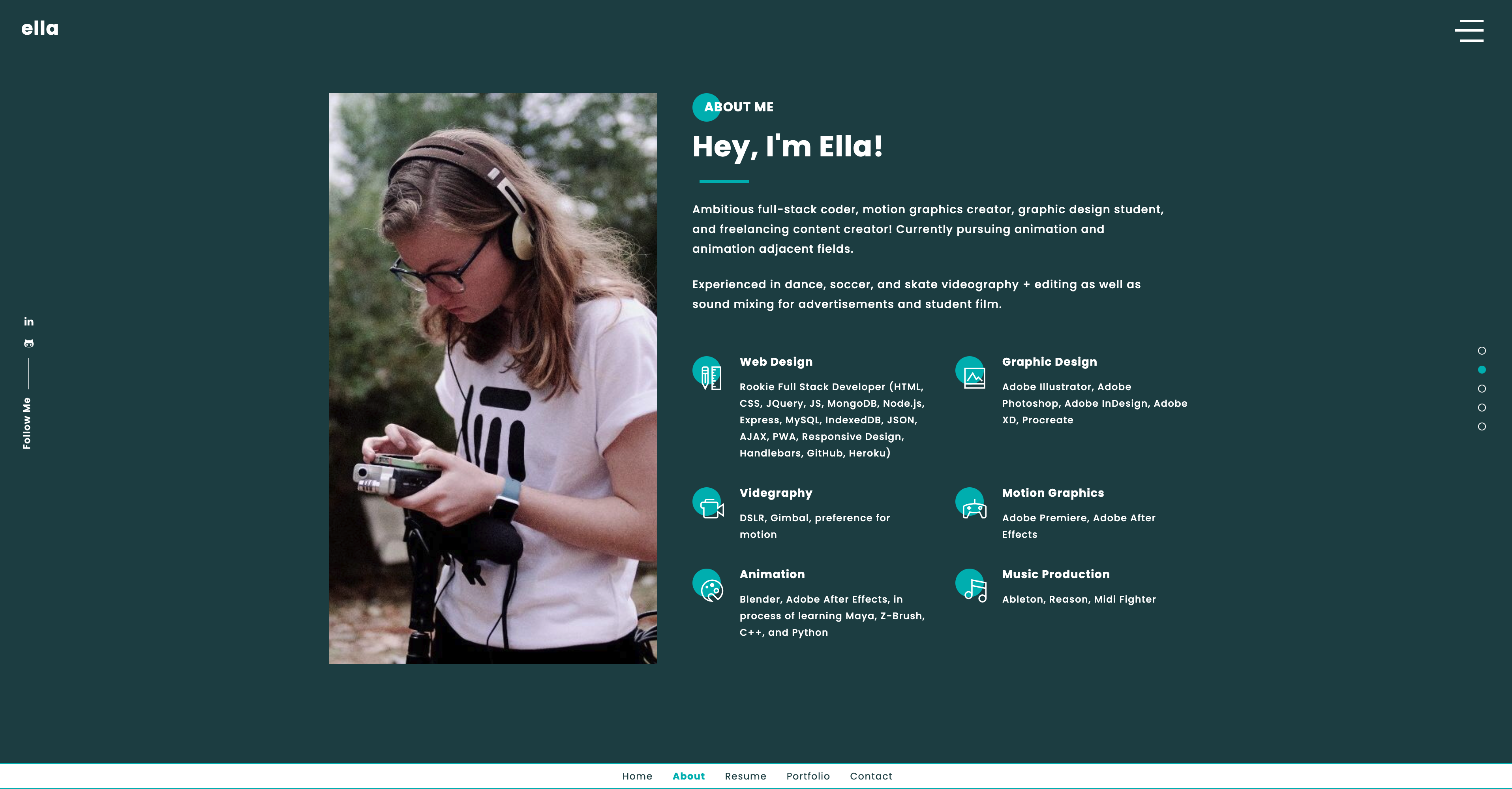GitHub - ebsizzlin/reactPortfolio: Professional Portfolio made with ...
