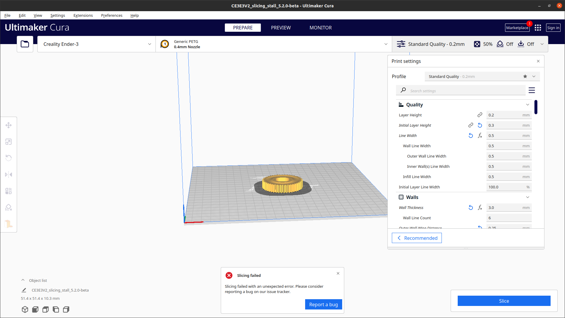 Slicing stalls at start · Issue #13442 · Ultimaker/Cura · GitHub