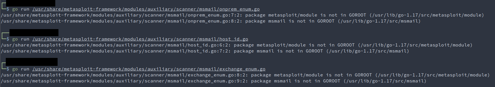 GoLang modules could not be loaded · Issue #15877 · rapid7/metasploit ...
