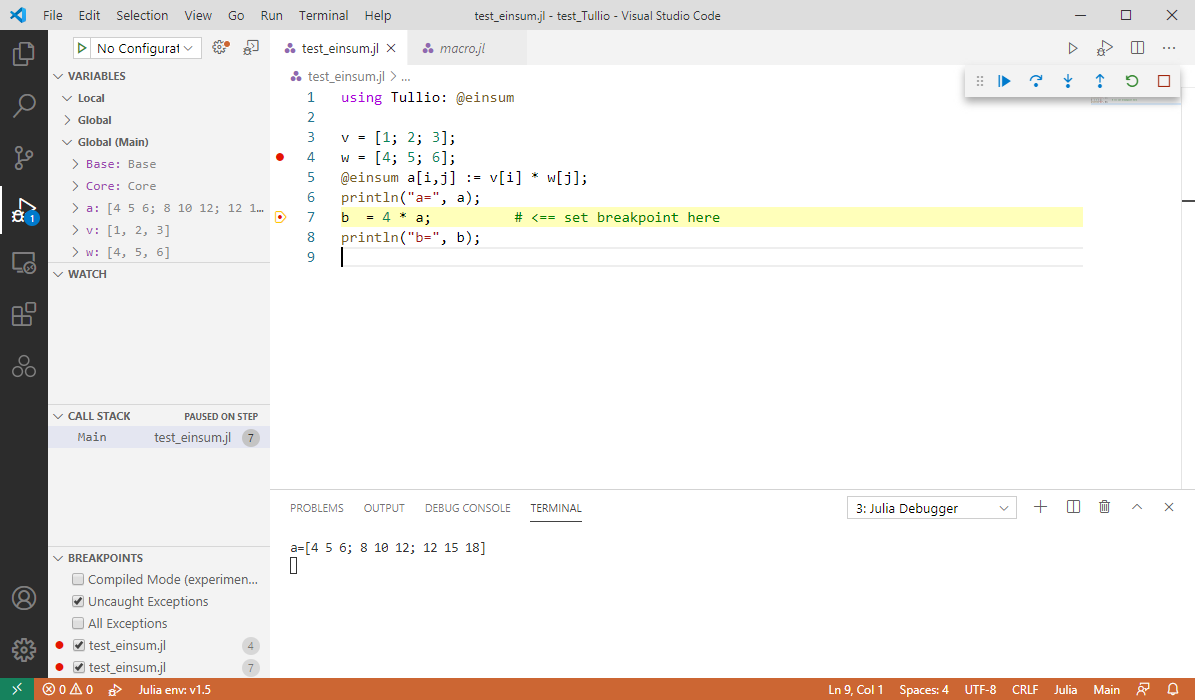 VSCode debugger stops in a macro without breakpoint · Issue #1667 ...