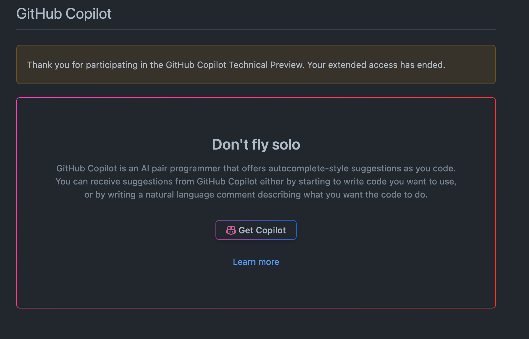 GitHub Co-Pilot access for student developers · community · Discussion ...