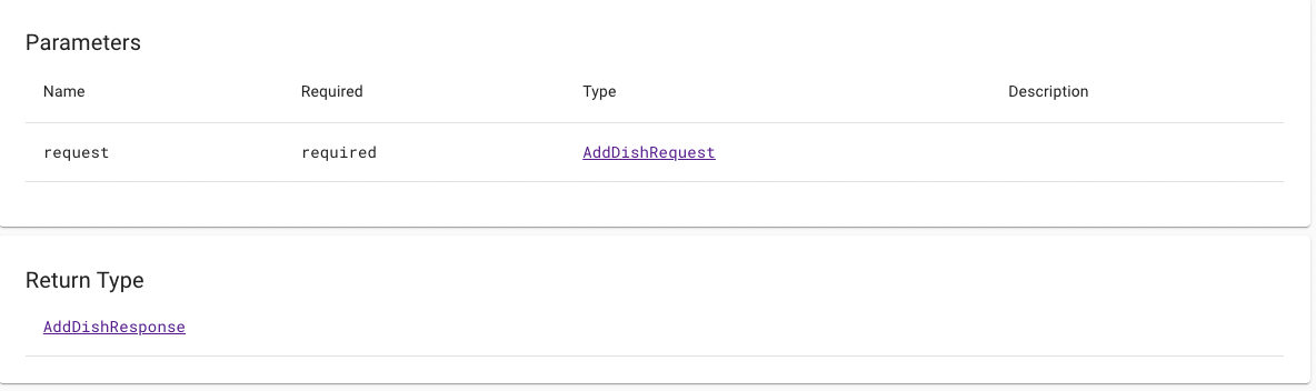  DocService Add Collapsible Grpc Request Response Types Issue 