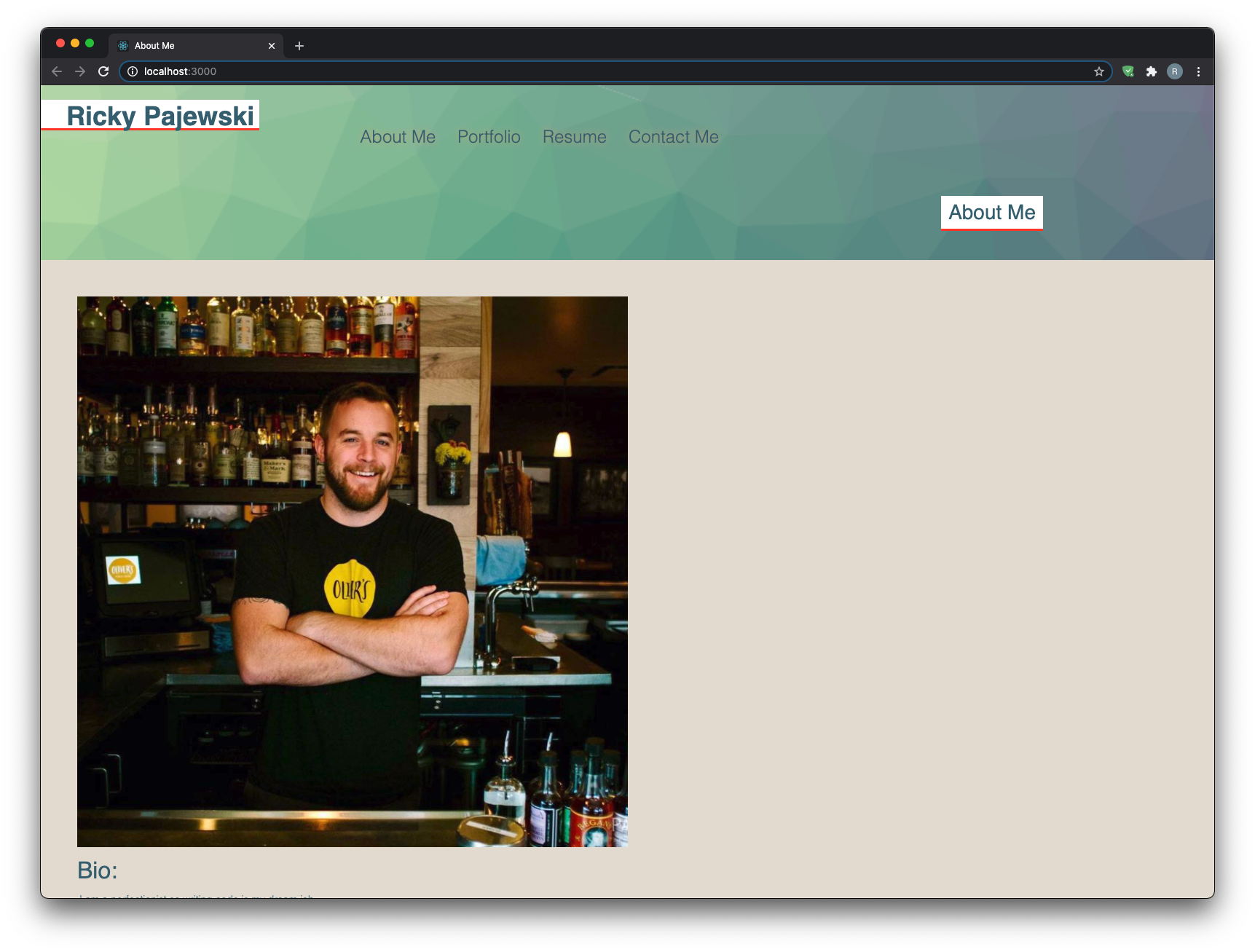 GitHub - rpajewski/react-portfolio