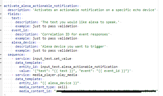 Alexa doesnt say anything until i activate custom actions manually ...