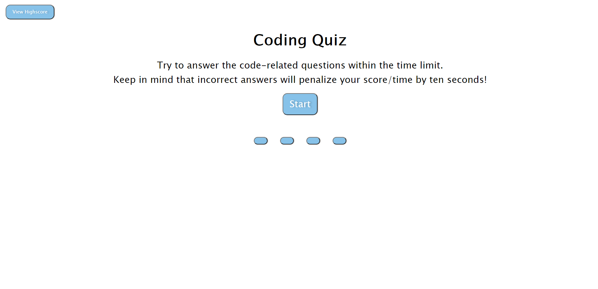 GitHub - melissabarrerafarias/Coding-Quiz