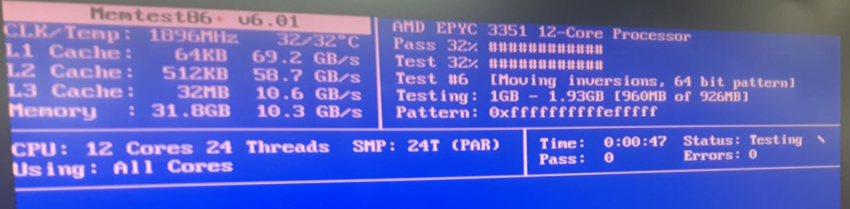 memtest86plus is not testing all RAM memory · Issue #239 ...