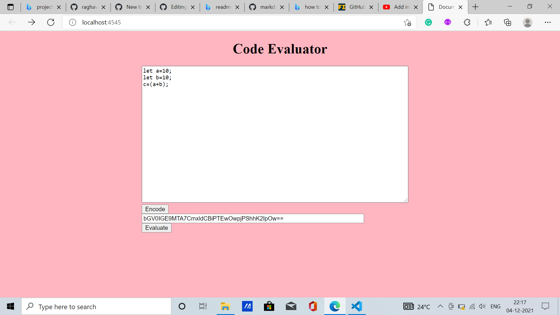 GitHub - rahuleceer/Code-Evaluator · GitHub