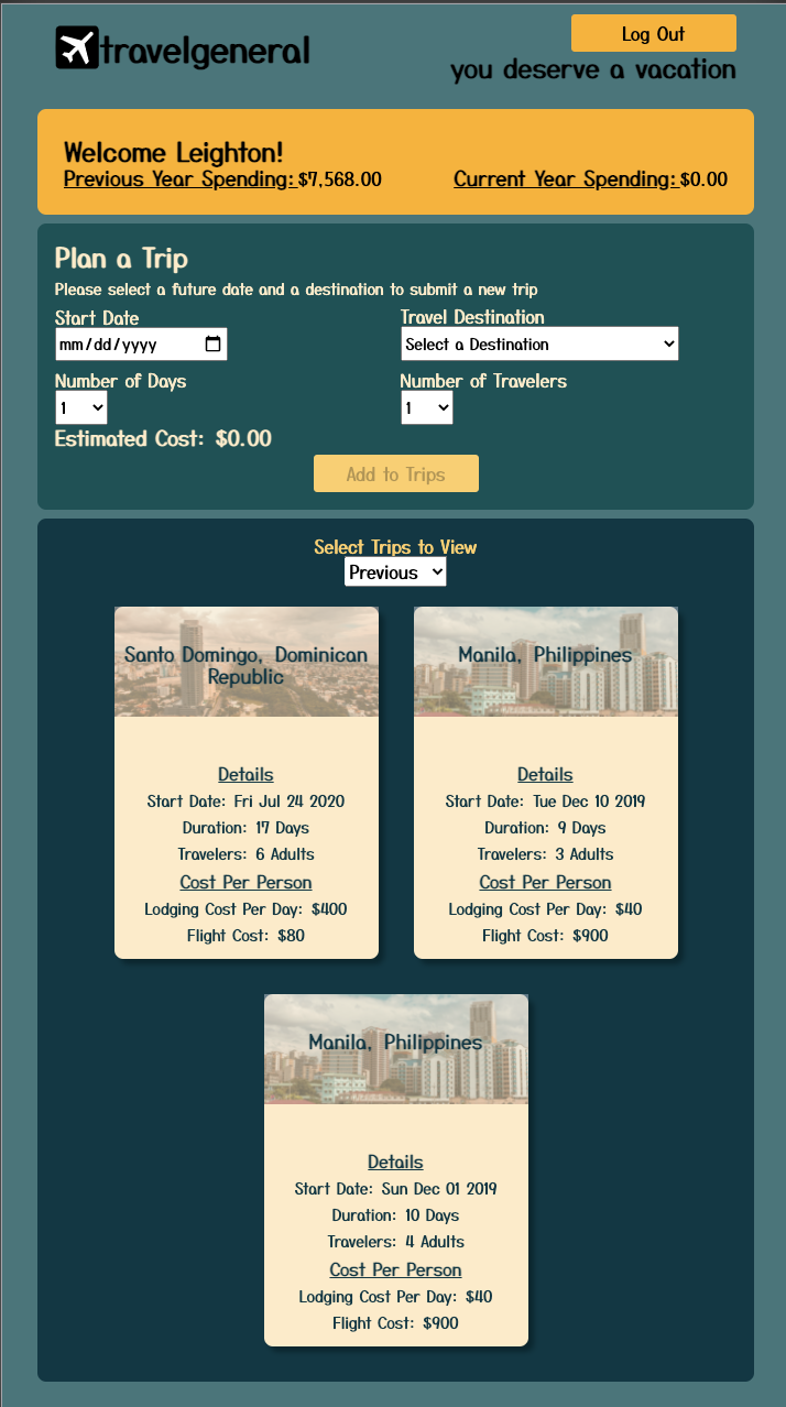 GitHub - alia-peterson/travel-tracker: This was the final solo project ...