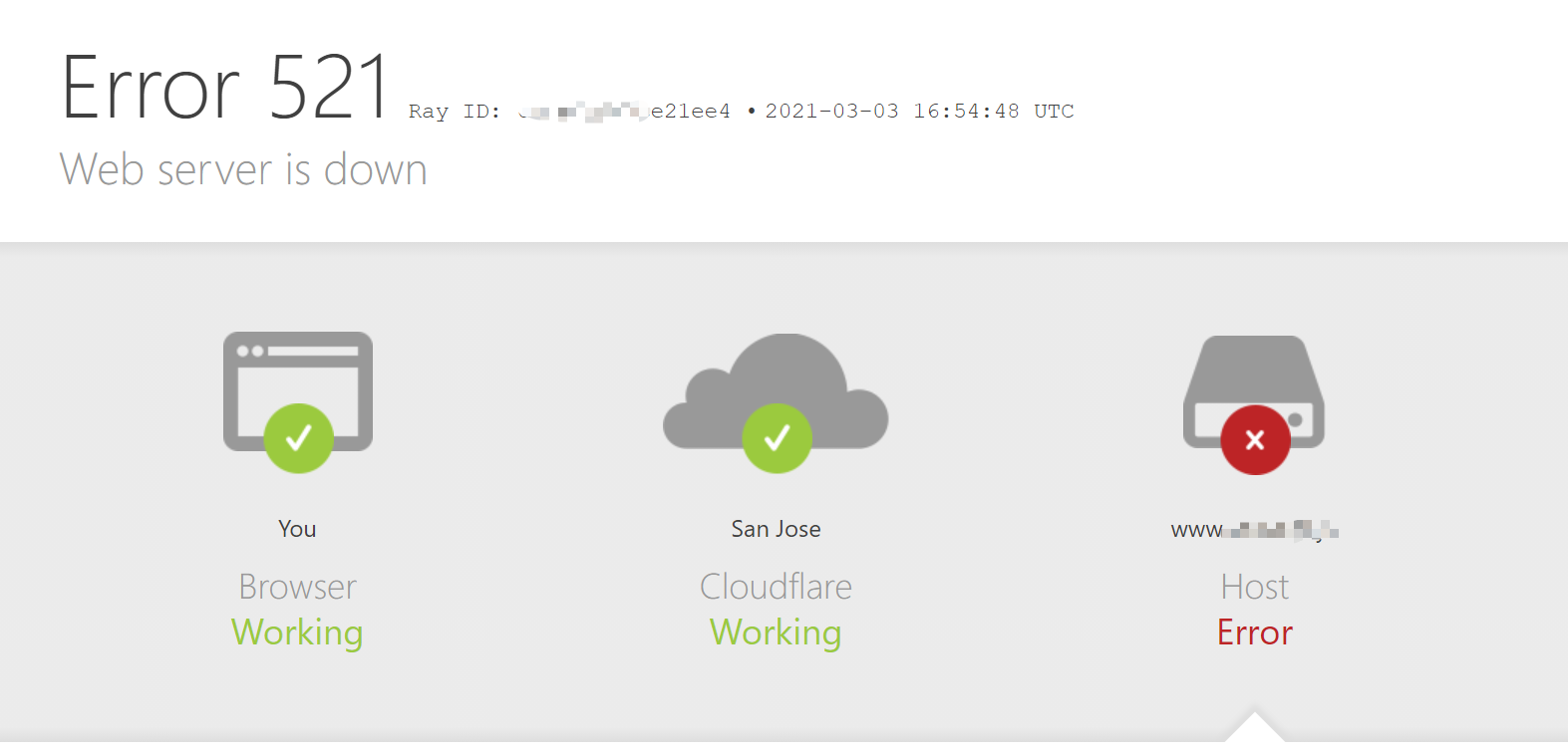 使用脚本成功安装后登录网页出现 Error 521 · Issue #384 · Jrohy/trojan · GitHub