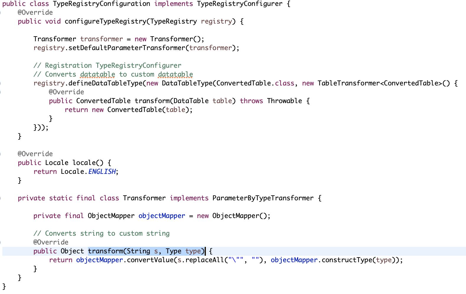 Glue code not found when Anonymous Parameter Types are used · Issue ...