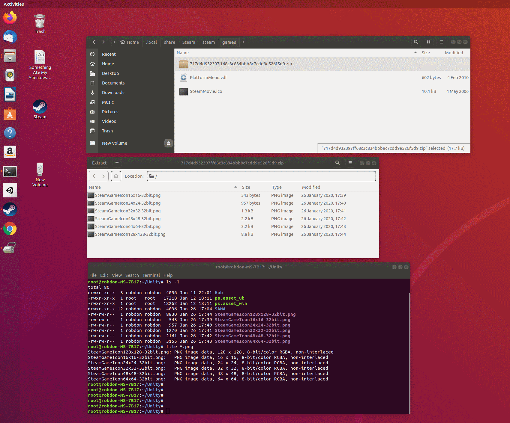 Can't get desktop icons to work for my game · Issue #6850 · ValveSoftware/ steam-for-linux · GitHub