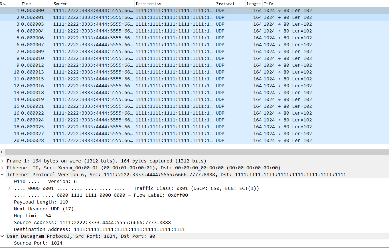 关于发送IPv6 pacp · Issue #1008 · cisco-system-traffic-generator/trex-core ...