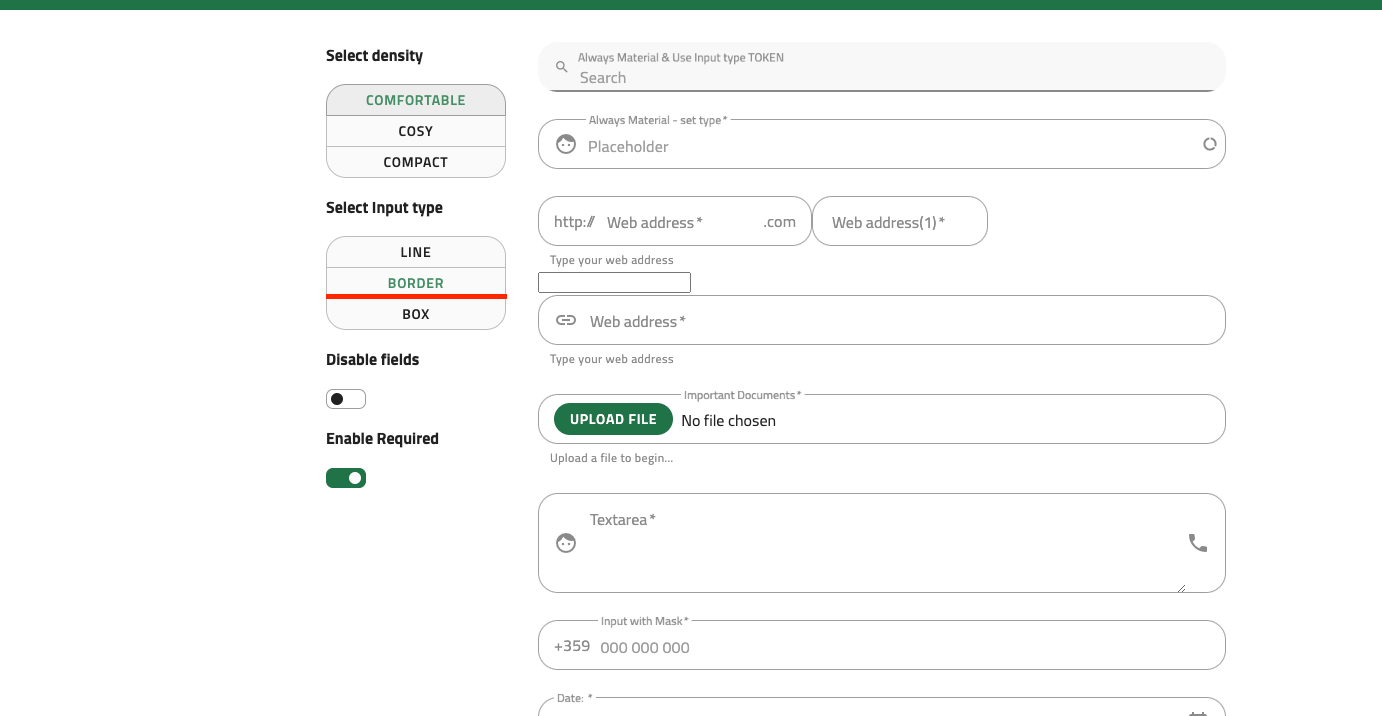 Fluent theme layout is broken when changing input types · Issue #10948 ...