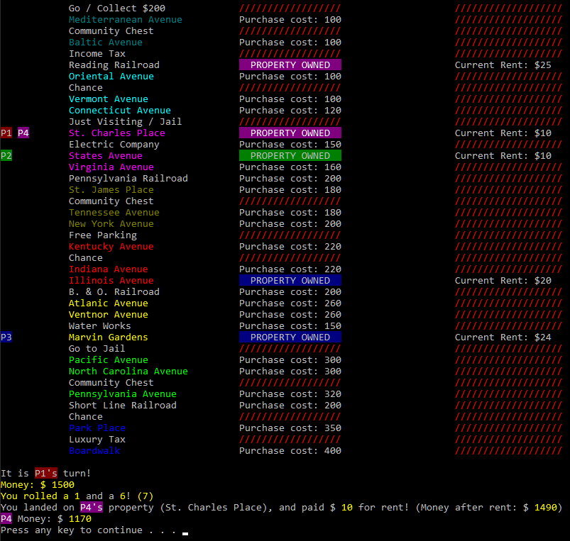 Monopoly Unity Source Code GitHub - jbounds101/Monopoly: Monopoly built in C++ --- Has most of the ...