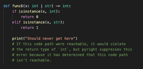 Add reportXXX rule for unreachable code · Issue #2672 · microsoft ...