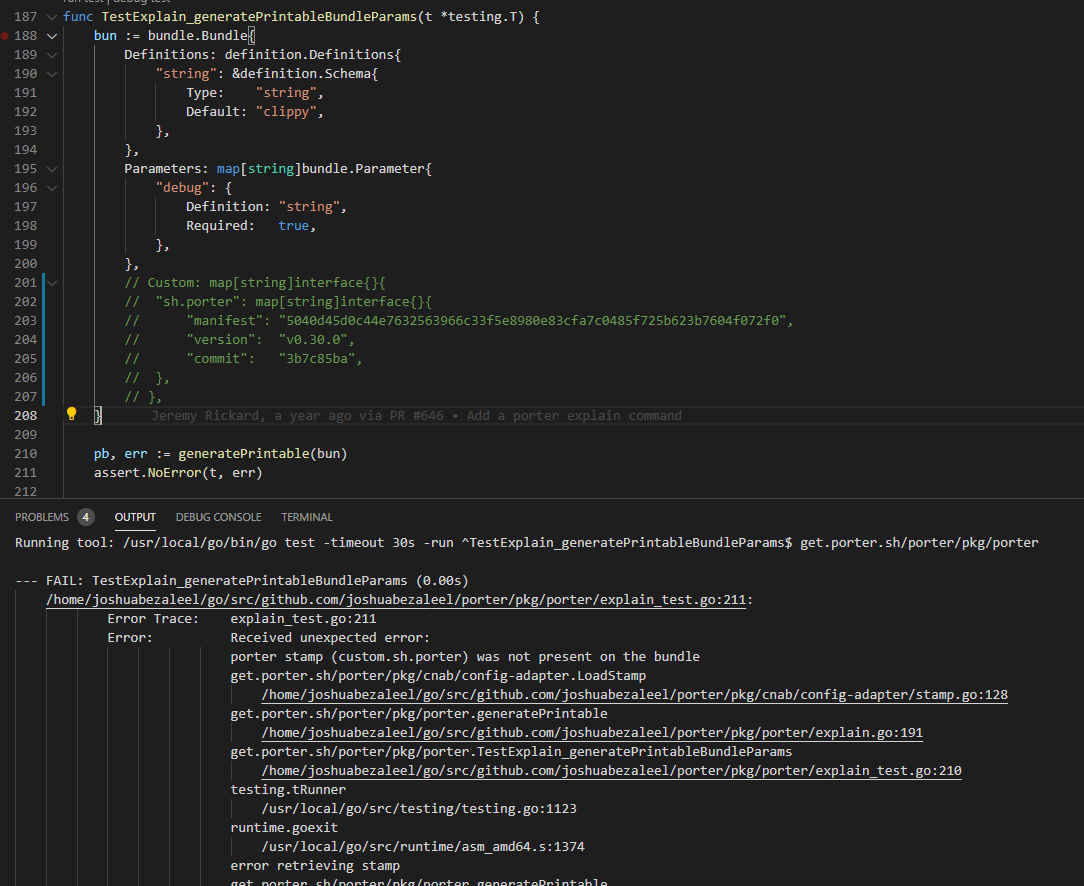 Include version of the Porter when using `porter explain` command by ...