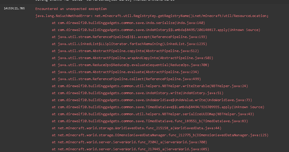 crash from console