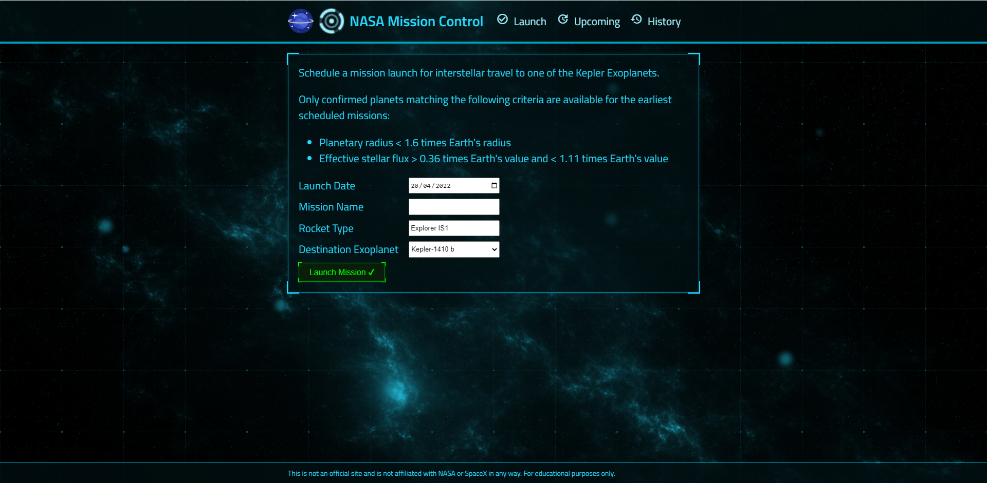 GitHub - refugedesigns/nasa-project · GitHub