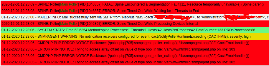 Spine Encountered a Segmentation Fault · Issue #179 · Cacti/spine · GitHub