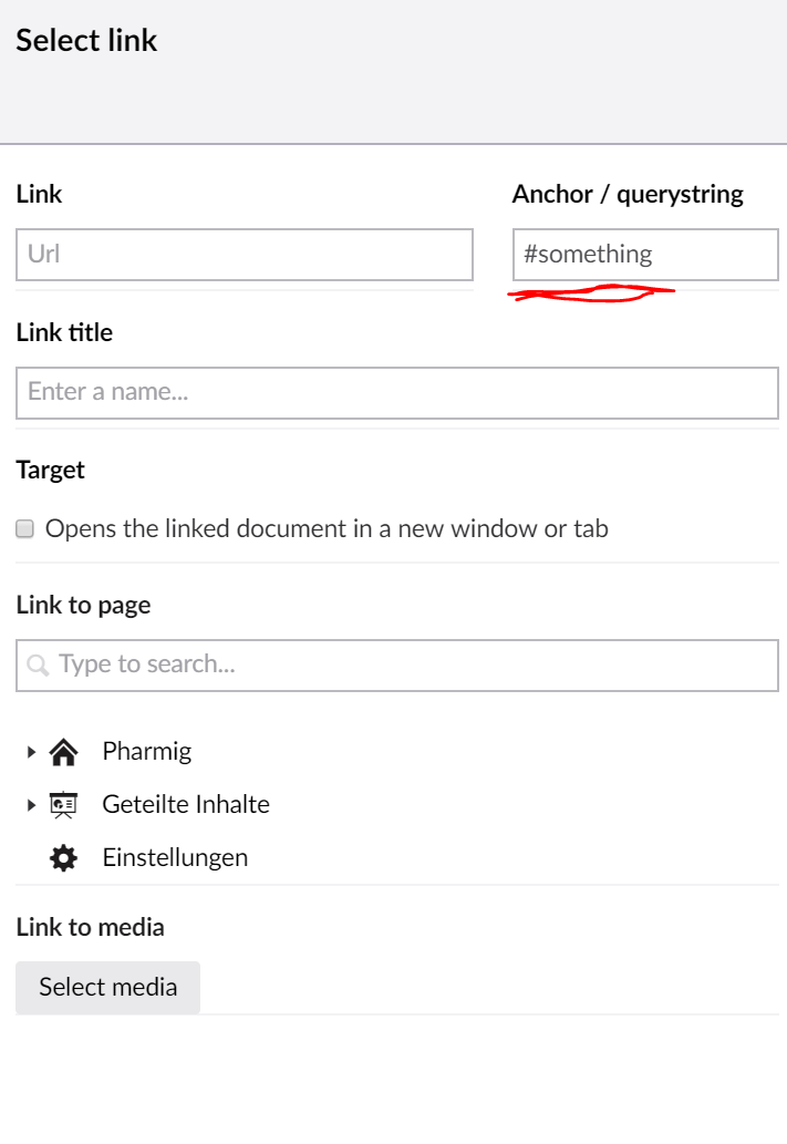 setting just an hash link is ignored by RTE · Issue #5295 · umbraco ...