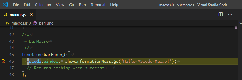 VSCode Macros - Visual Studio Marketplace