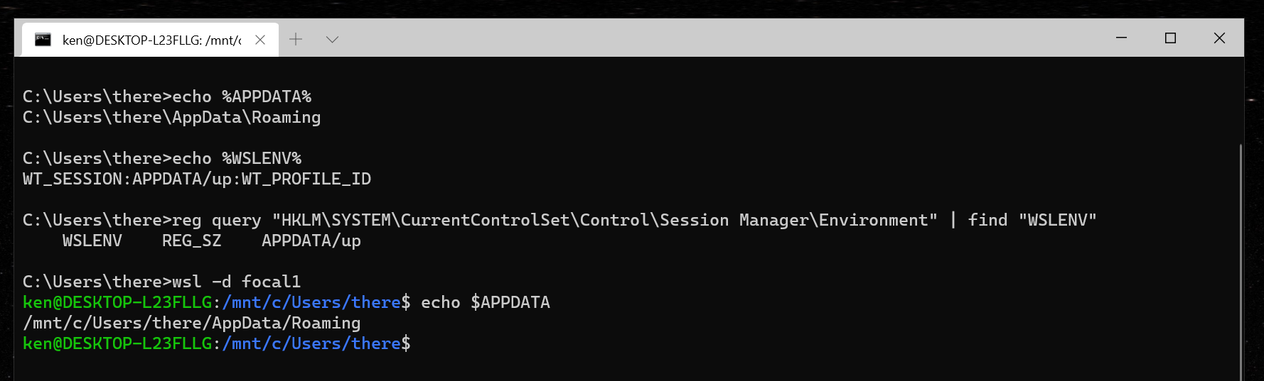 WSLENV=APPDATA/up fails to translate APPDATA variable · Issue #6710 ...
