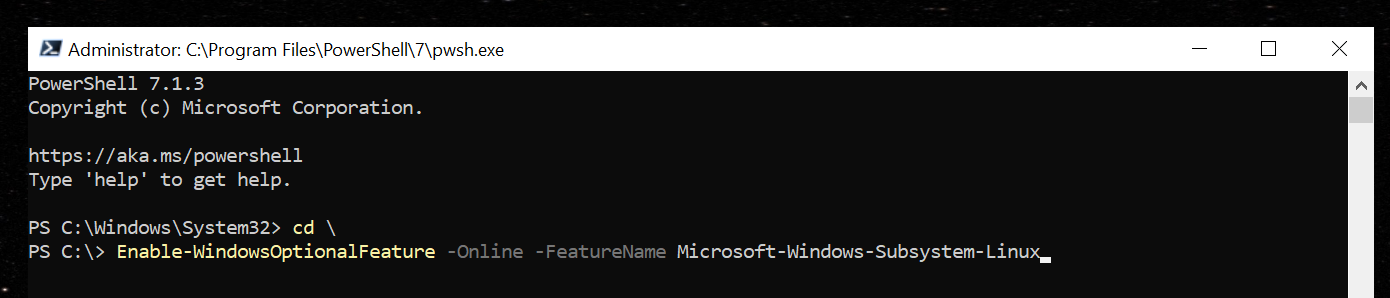 prevelege is not enough to install wsl on server 2022 · Issue #6898 ...