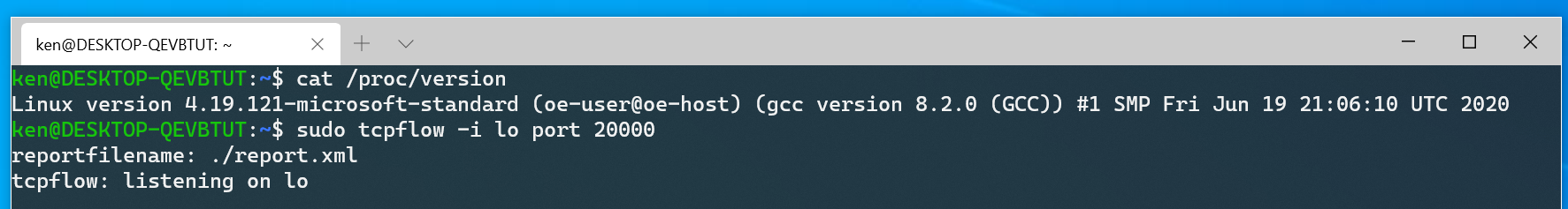 tcpflow does not work in bash · Issue #1515 · microsoft/WSL · GitHub