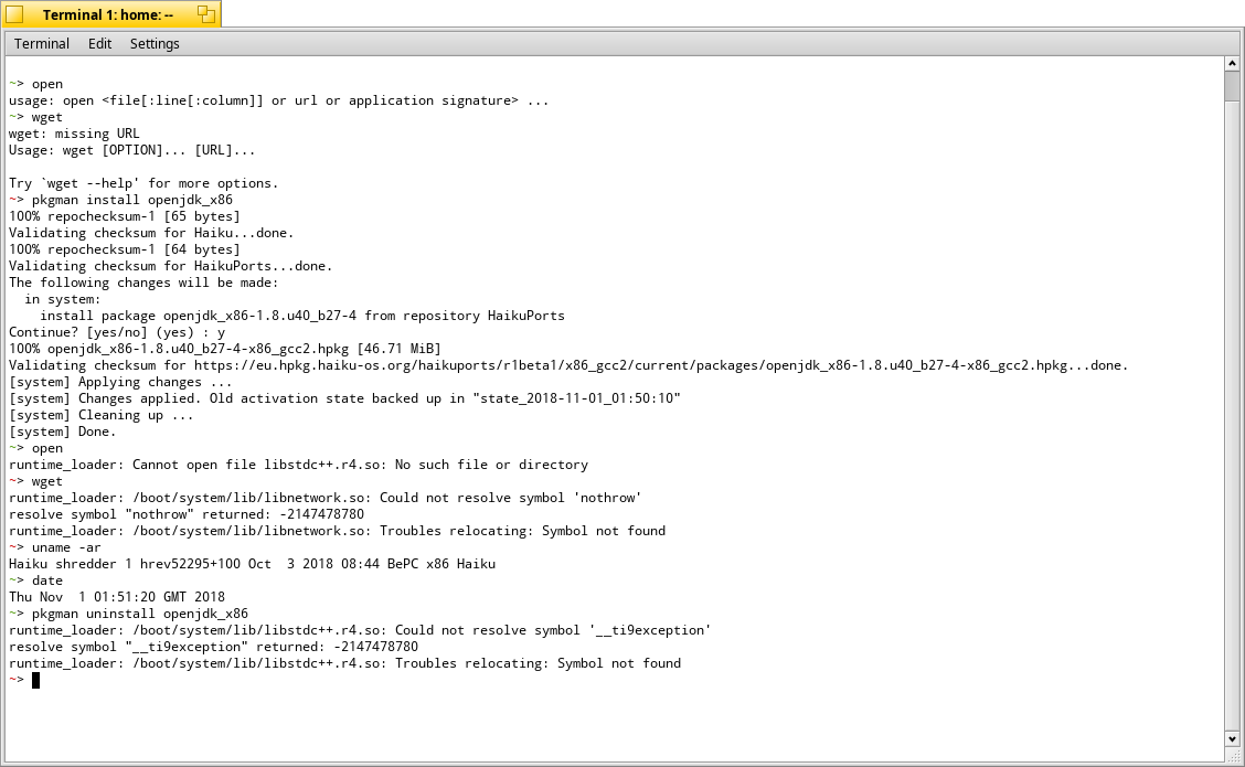 JRE missing in HaikuDepot · Issue #2428 · haikuports/haikuports · GitHub