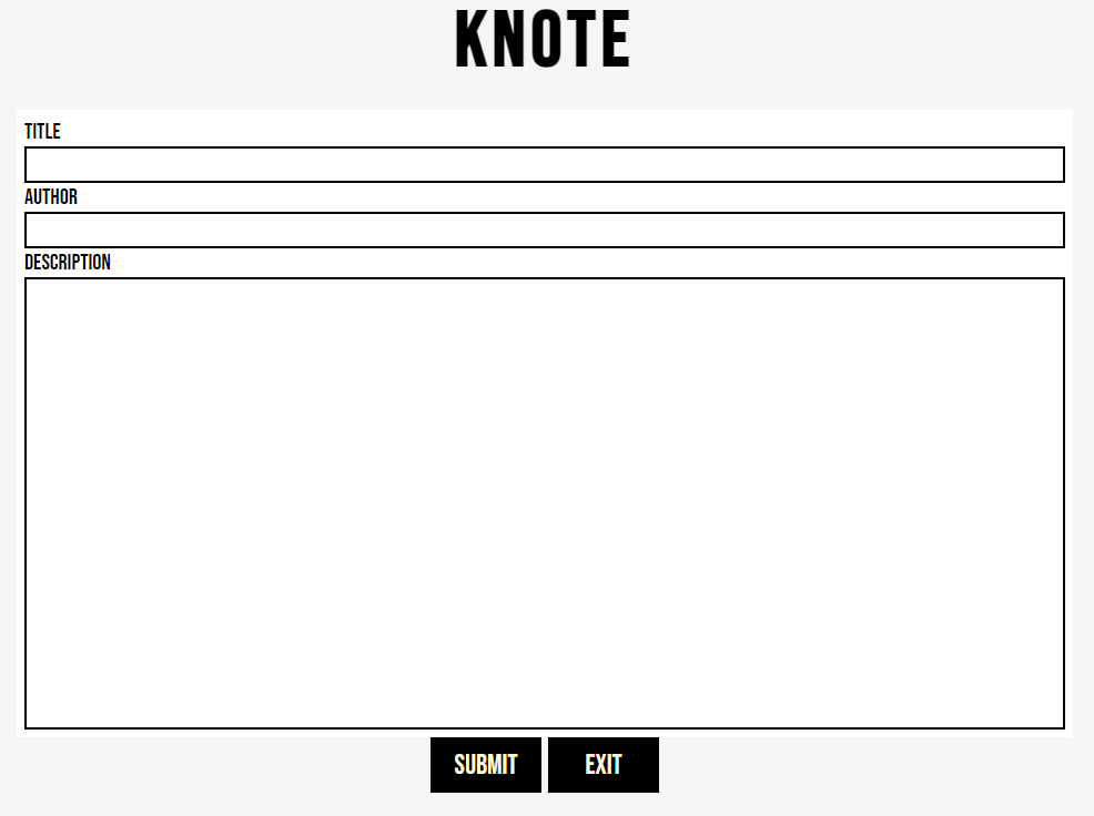 GitHub - gui549/knote