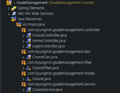 GitHub - KyungMin0308/GradeManagement: Spring MVC Framework를 활용한 개인 웹 프로젝트.