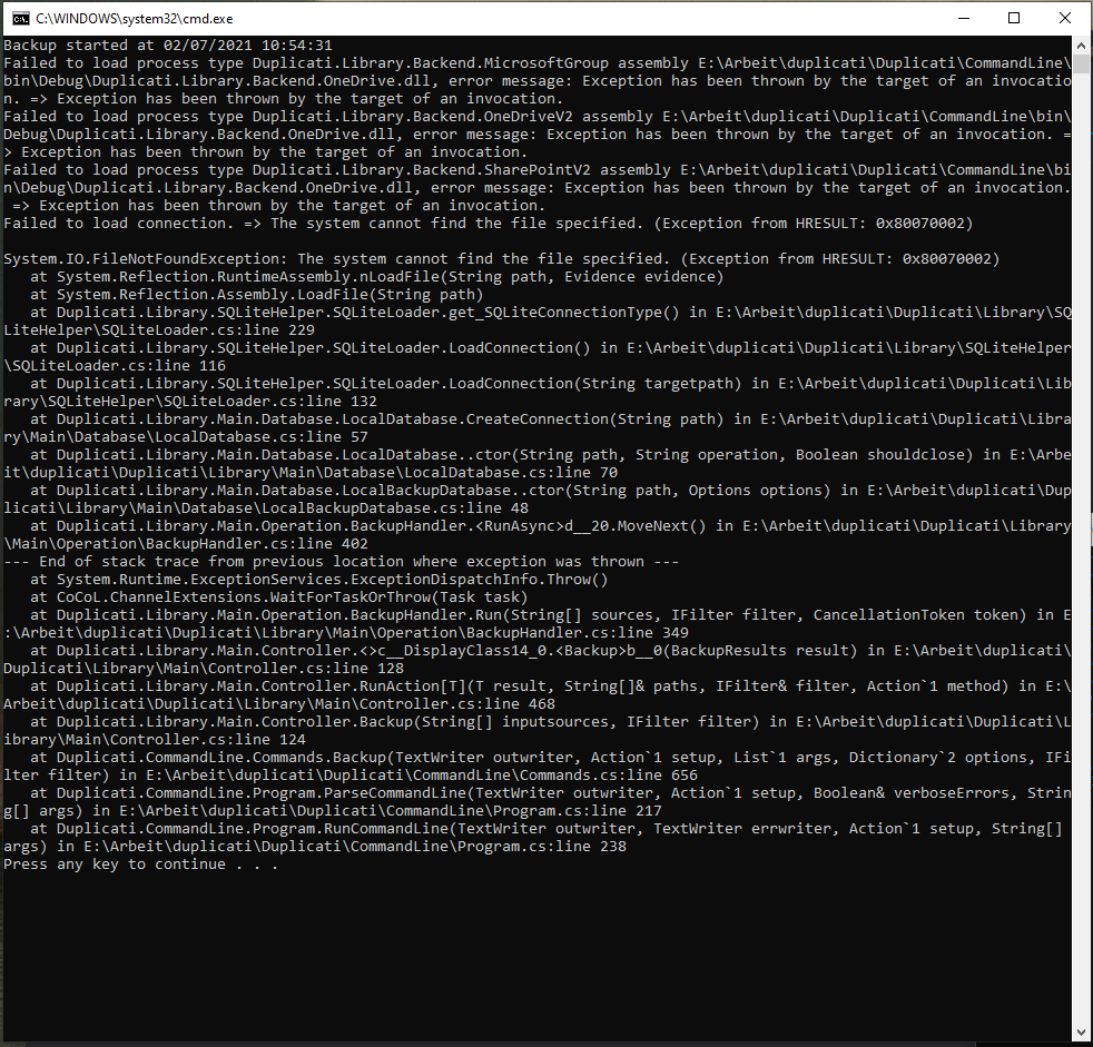 Command Line Build Errors on Windows/Visual Studio Community 2019 ...