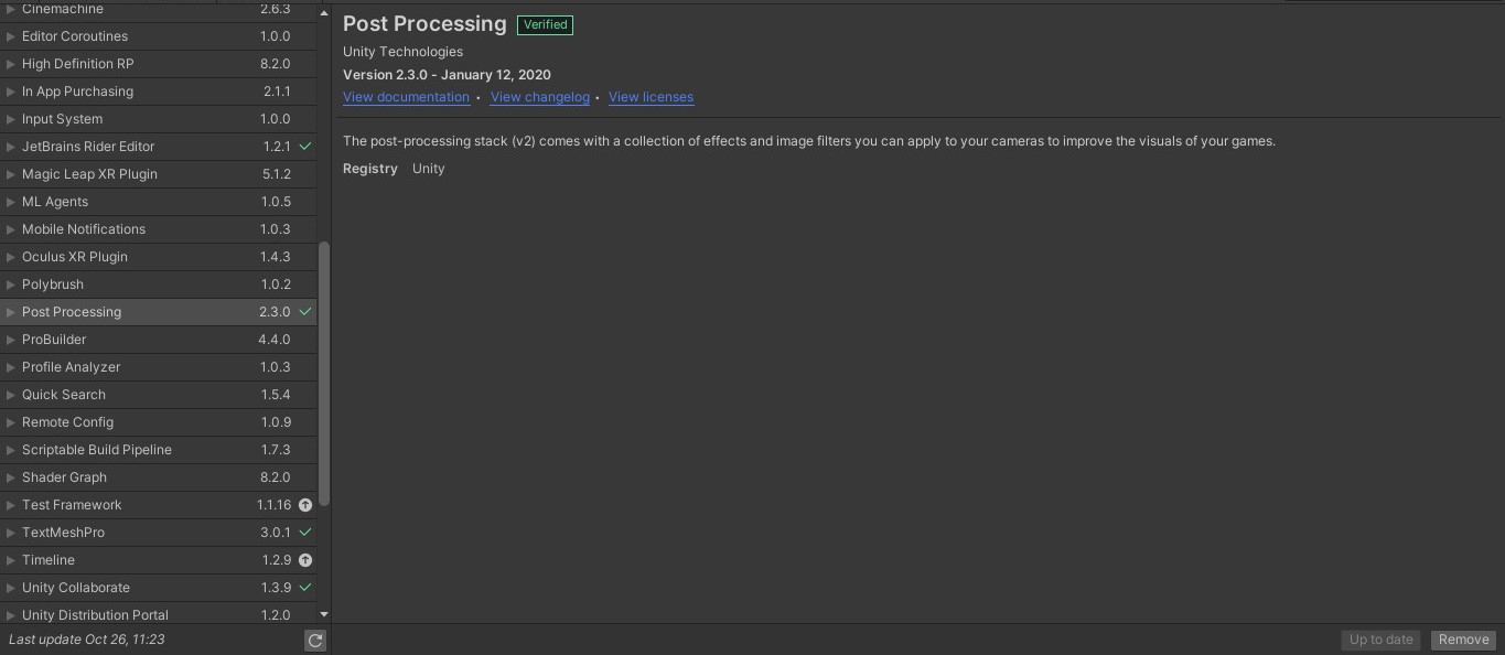 Not Wotking with Post Processing · Issue #14 · keijiro/KinoGlitch · GitHub