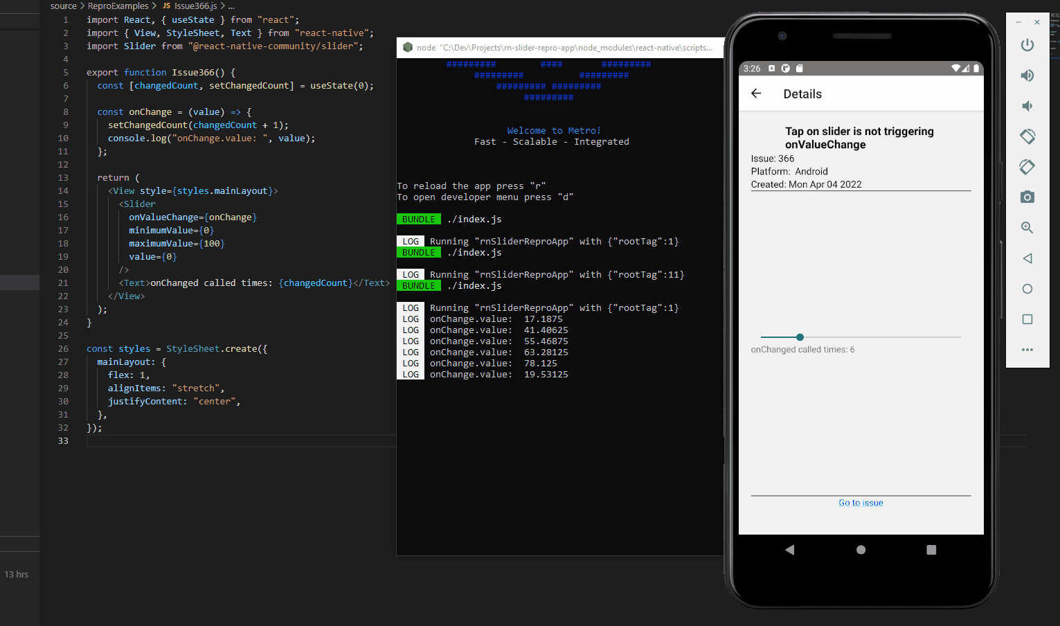 OnChangeAndroidFixResult