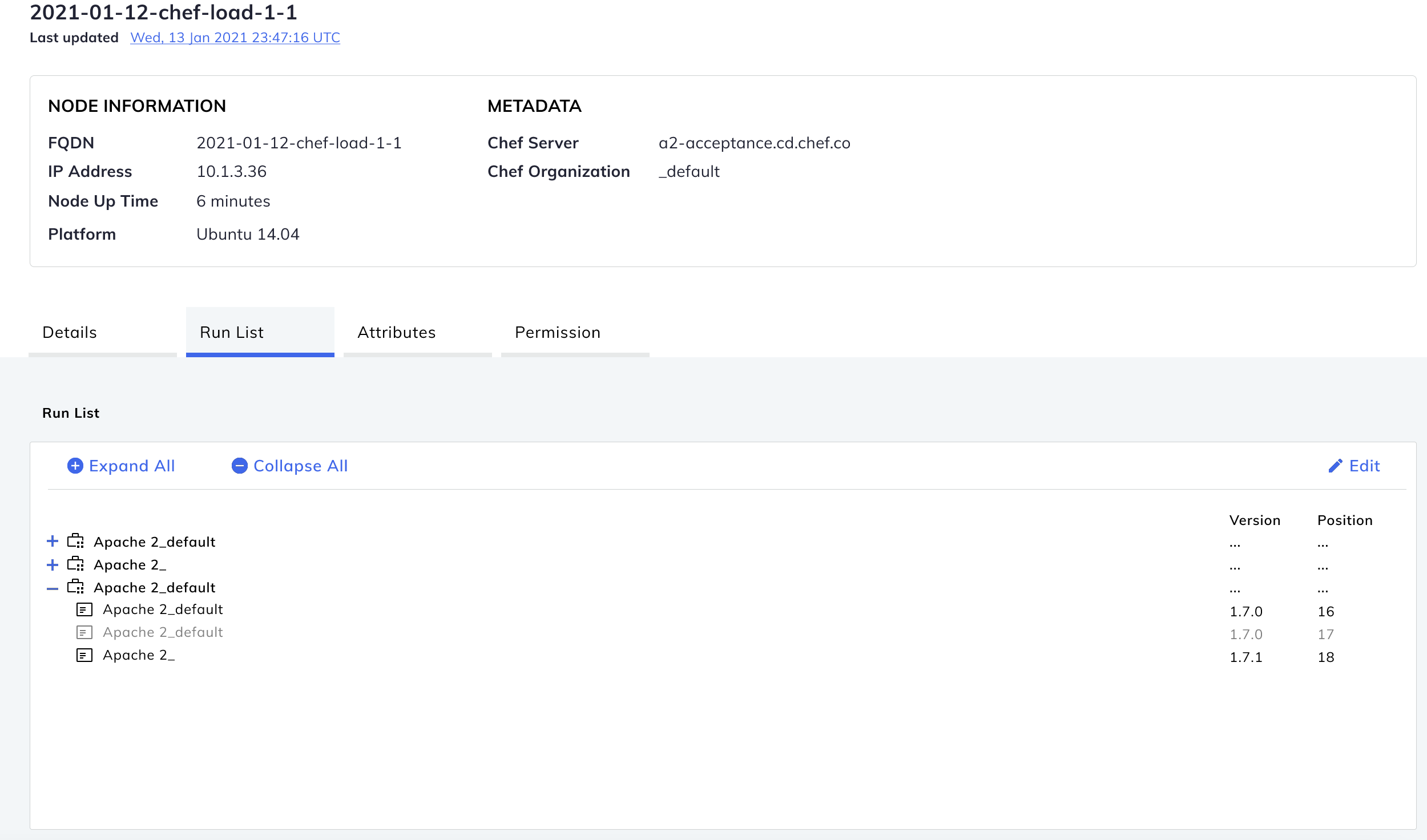 Node Details Page -- Run List Tab · Issue #4919 · chef/automate · GitHub