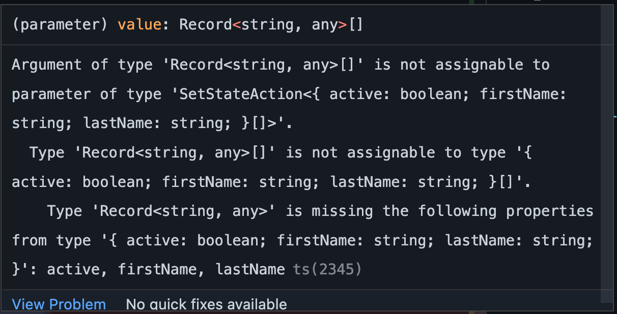 Typescript error in Getting started example · Issue #157 · nick-keller ...