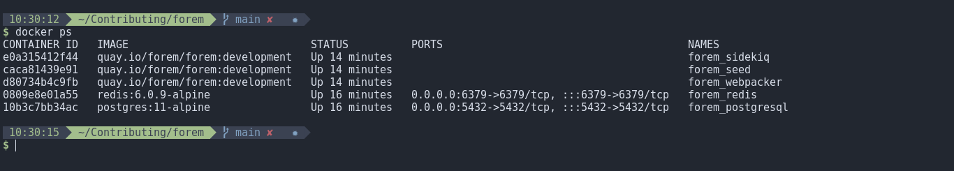 Issue in installation with docker containers · Issue #9532 · forem ...