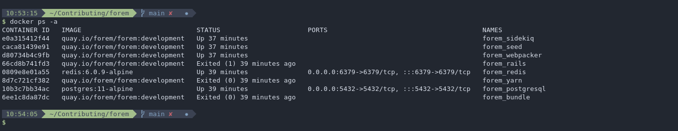 Issue in installation with docker containers · Issue #9532 · forem ...