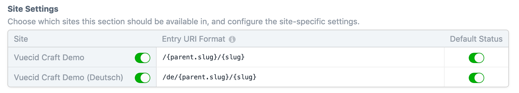 Craft-Sections-Multilang-Settings