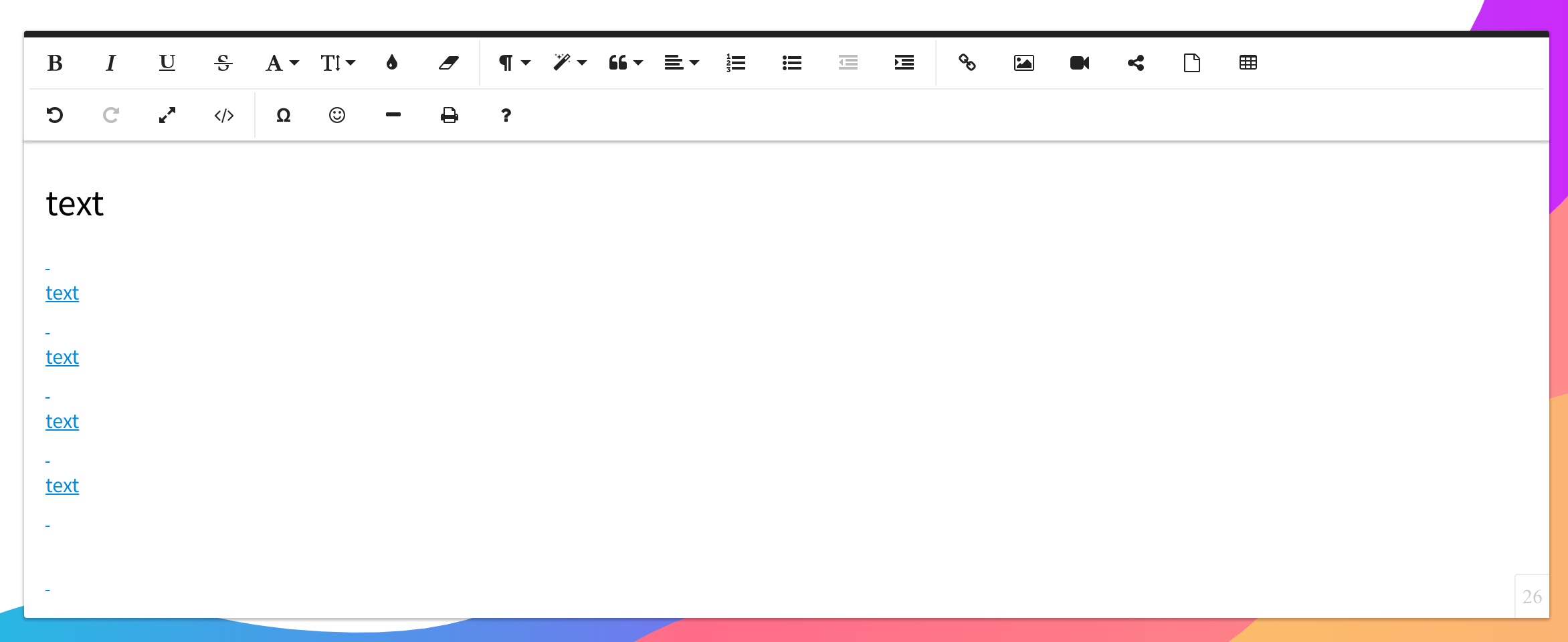 Editor puts " " into html code when I switch between code view and ...