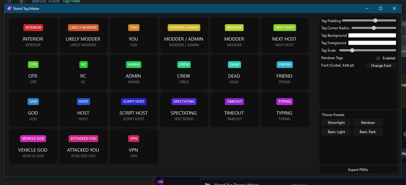 GitHub CodeDiseaseDev StandTagMaker